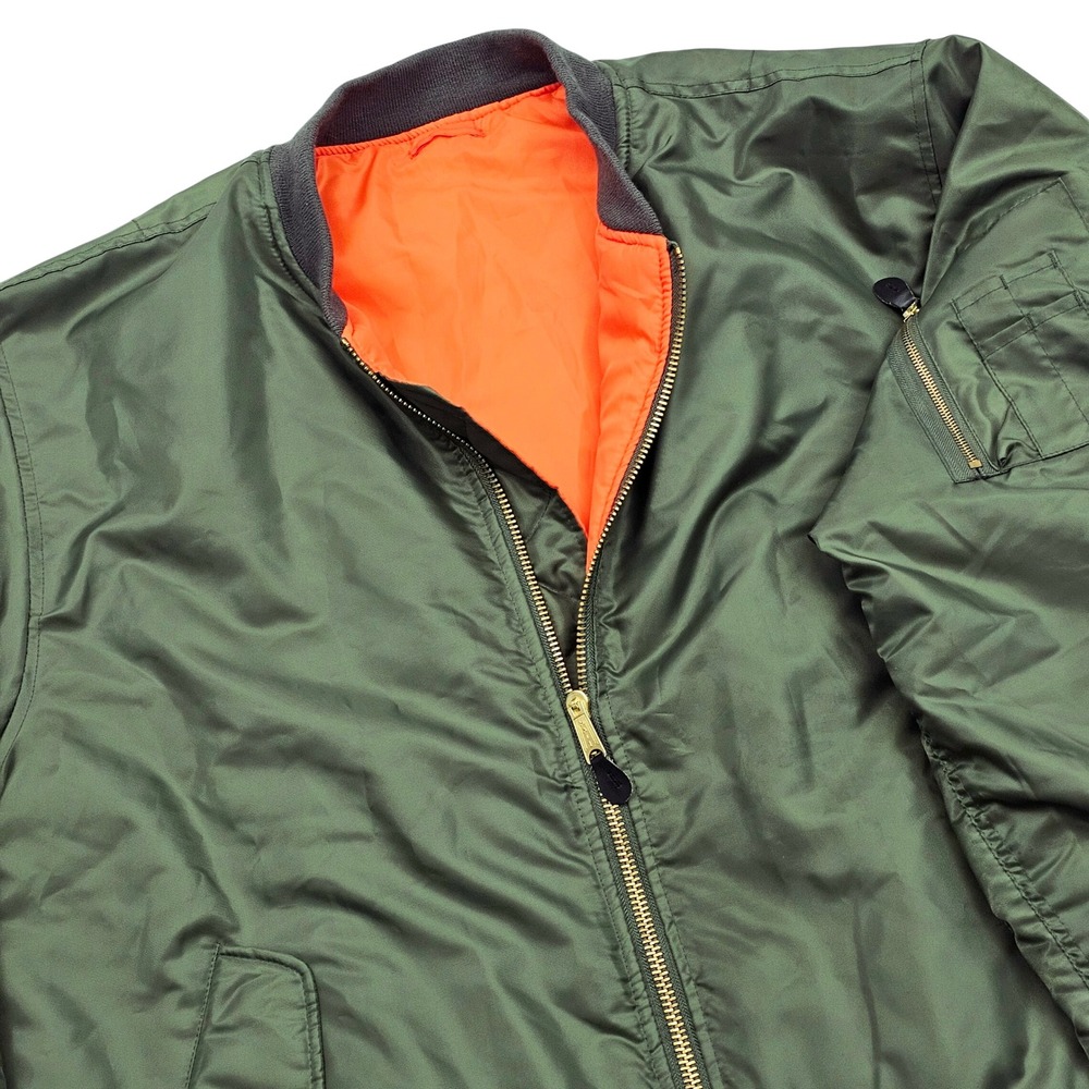 Rothco MA-1 Flight Bomber Jacket Mens 7XL Green Military Reversible Tactical